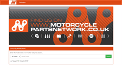 Desktop Screenshot of motorcyclepartsnetwork.co.uk
